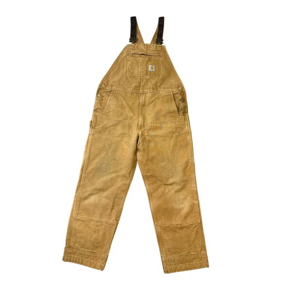 Carhartt 102776 Duck Bib Overalls 211 Carhartt Brown Workwear Sz 40X32